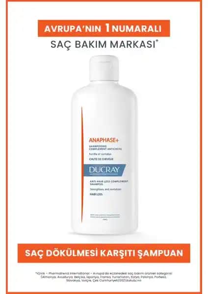 Ducray Anaphase+ Şampuan: Saç Dökülmesine Karşı Etkili Çözüm 400 ml