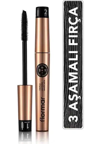 Flormar Triple Action Uzun-Kıvrık-Hacimli Görünüm Veren Maskara İncelemesi