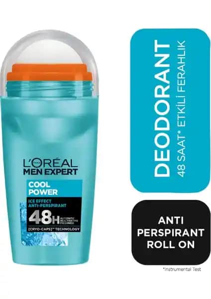 L'Oréal Paris Men Expert Cool Power Roll-On ile Ferahlatıcı Koruma Sağlayın
