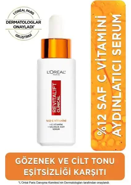 L'oréal Paris Revitalift Clinical %12 Saf C Vitamini Aydınlatıcı Serum Ürün İncelemesi