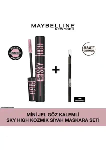 Maybelline Mini Jel Göz Kalemli Lash Sensational Sky High Maskara Seti İncelemesi