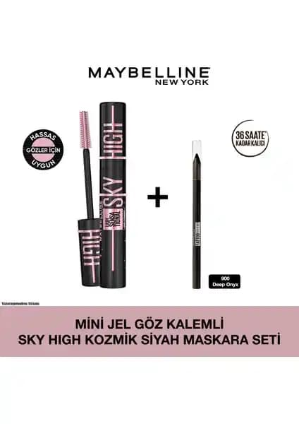 Maybelline Mini Jel Göz Kalemli Lash Sensational Sky High Maskara Seti İncelemesi