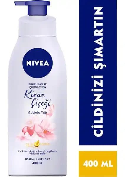 NIVEA Kiraz Çiçeği ve Jojoba Yağı İçeren Vücut Losyonunun Yararları ve Kullanımı