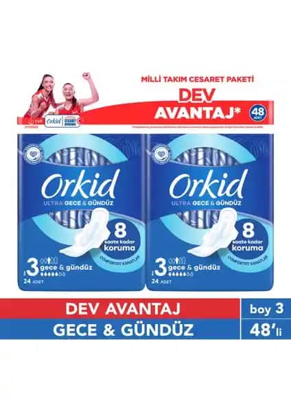 Orkid Ultra Gece&Gündüz 48'li Cesaret Paketi: Konfor ve Güvenlik Bir Arada