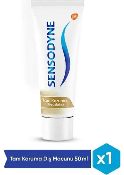 Sensodyne Tam Koruma Diş Macunu: Hassas Dişler İçin Etkili Beyazlatma Çözümü