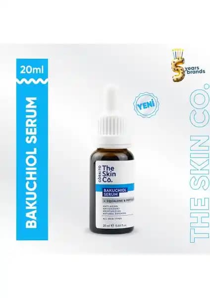 The Skin Co. Bakuchiol Bitkisel Retinol Serum ile Cilt Güzelliğinizi Artırın