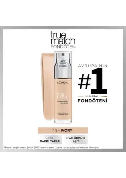 True Match Bakım Yapan Fondöten ile Doğal ve Sağlıklı Makya’nın Keyfini Çıkarın