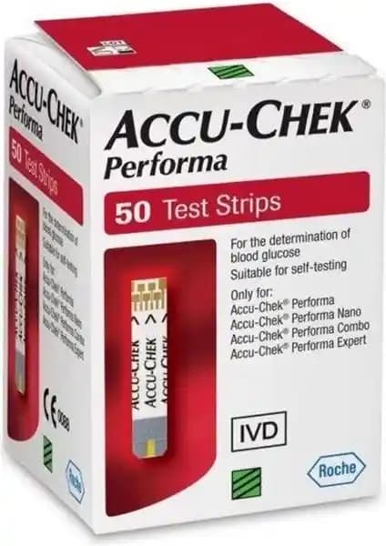 Accu-Chek Performa 50 Adet Ölçüm Çubuğu ile Güvenilir Kan Şekeri Takibi