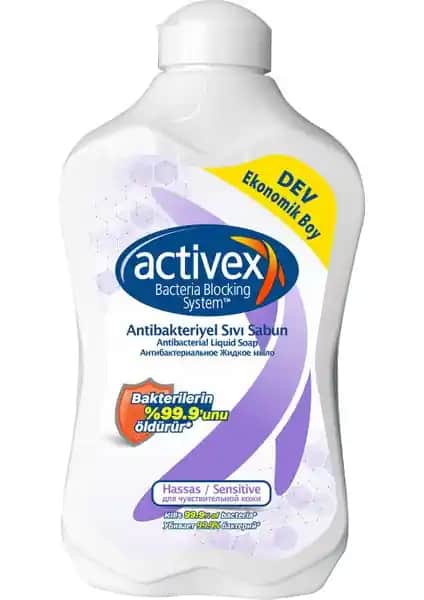 Activex Hassas Antibakteriyel Sıvı Sabun 1.5 lt ile Günlük Hijyeniniz Güvence Altında