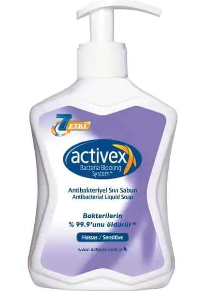 Activex Hassas Antibakteriyel Sıvı Sabun 300 ml: Günlük Temizlik ve Koruma Çözümü