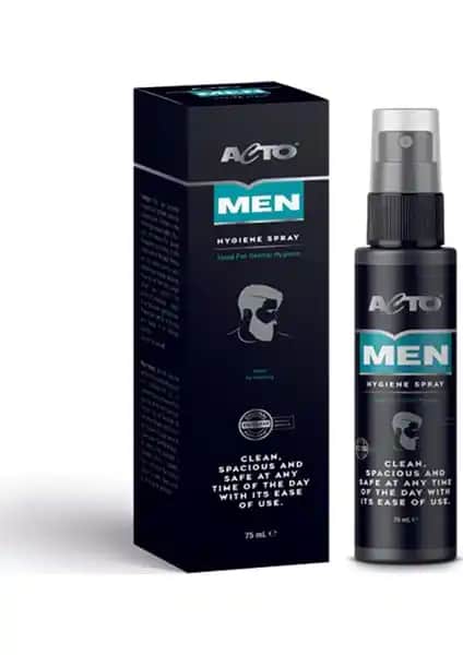 Acto Men Hijyen Spreyi ile Erkek Dış Genital Bölgesi Temizliği ve Hijyen Çözümü