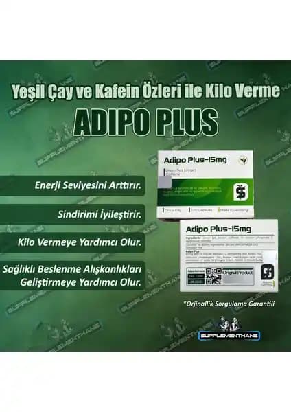 Adipo Plus 15 mg Kapsül: Kilo Kontrolü ve Enerji Artışında Güçlü Takviye Seçeneği