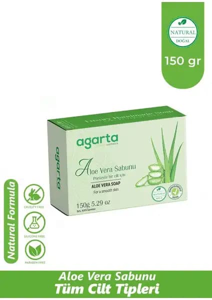 Agarta Doğal Aloe Vera Sabunu: Doğal İçeriklerle Cilt Temizliği ve Nemlendirme