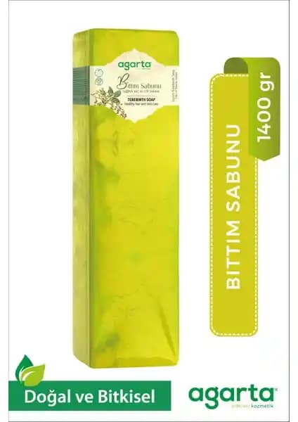 Agarta Doğal Bıttım Sabunu 1400 Gr El Yapımı Saç ve Cilt Bakım Ürünü