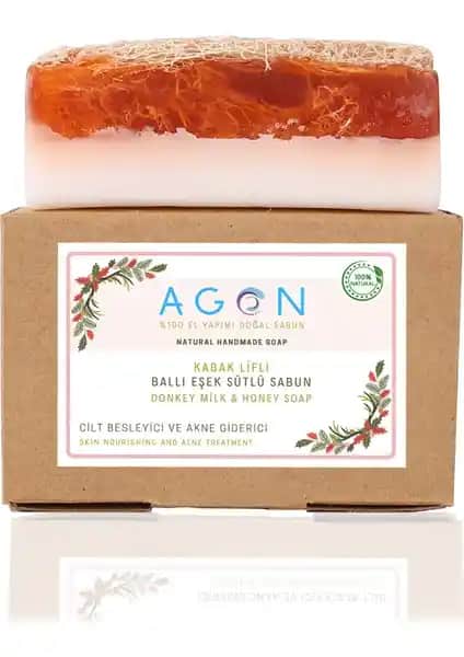 Agon El Yapımı Doğal Kabak Lifli Ballı Eşek Sütü Sabunu Ürün Tanıtımı ve Özellikleri