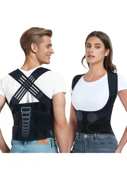 Akselife Balenli Siyah Kolonlu Dik Duruş Korsesi: Sağlıklı ve Şık Destek Çözümü