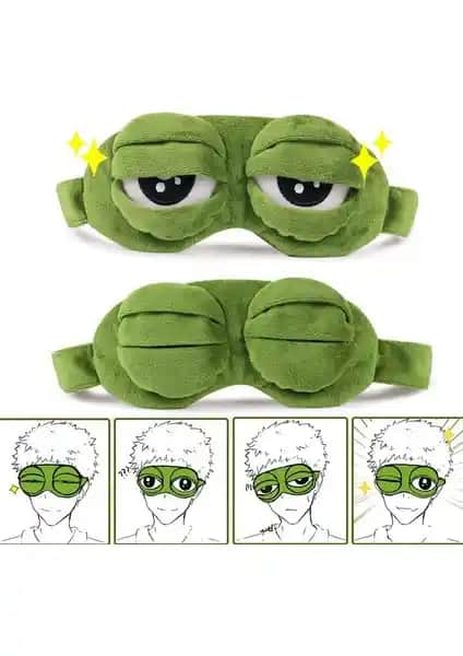 Aksh Naruto Kurbağa Uyku Göz Bandı: Konforlu ve Şık Seyahat Maskesi Tanıtımı