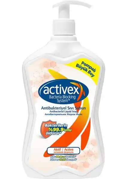 Aktif 700 ml antibakteriyel sıvı sabun ile etkili hijyen ve mikroplara karşı koruma