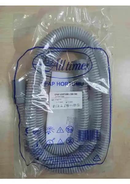 Alltimes Cpap Hortumu 180 Cm: Uzun ve Güvenilir Solunum Terapisi Aksesuarı