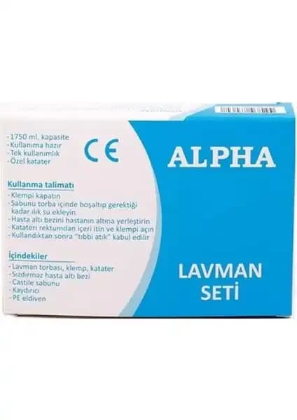 Alpha Lavman Seti 10 Adet Hijyen ve Sağlık İçin Güvenilir Çözüm
