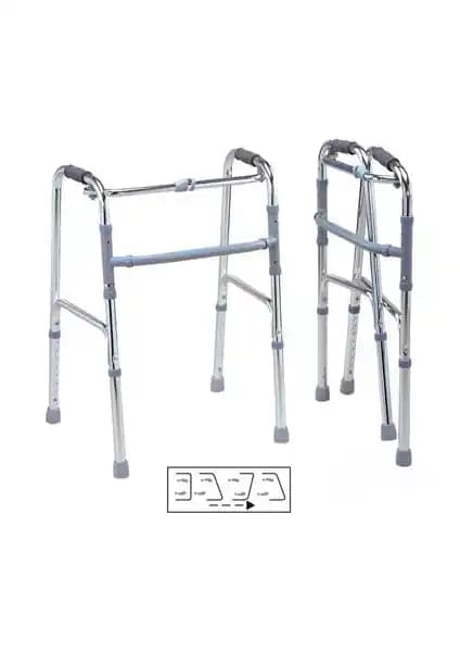 Alüminyum Katlanabilir Hareketli Yürüteç: Hafif ve Ayarlanabilir Destek Aracı