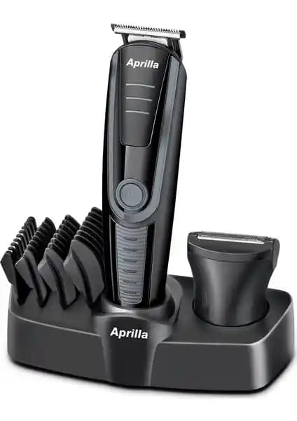 Aprilla AHC-5018 2'li Standlı Şarjlı Erkek Bakım Seti Tıraş ve Saç Kesimi Cihazı