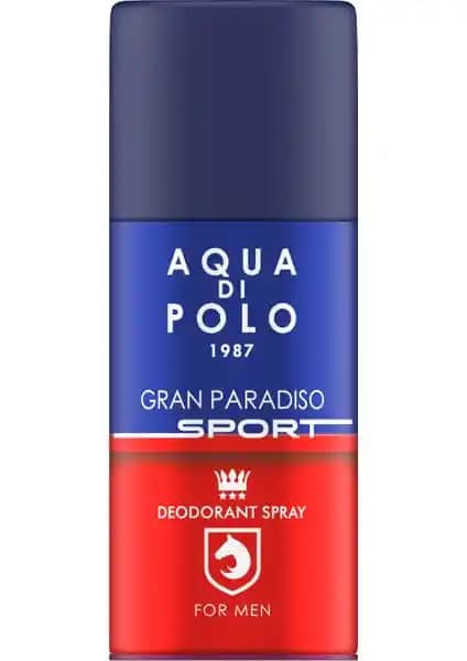 Aqua Di Polo 1987 Gran Paradiso Sport Erkek Deodorant Parfümü Günlük ve Spor Kullanımı İçin