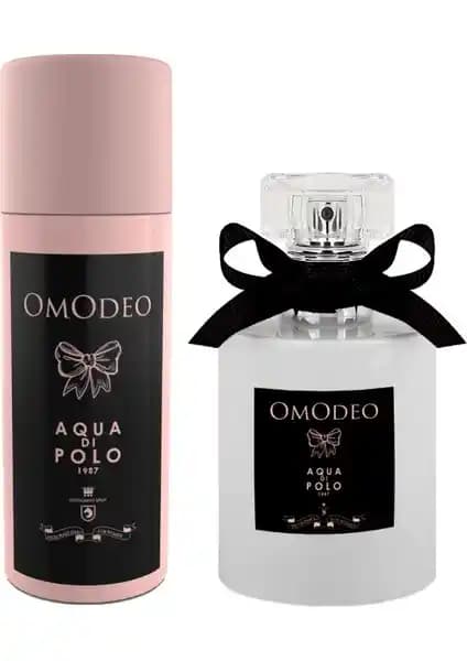 Aqua Di Polo 1987 Omodeo Kadın Parfüm ve Deodorant Seti Zarif ve Ferah Tasarımıyla Günlük Kullanım İçin Ideal