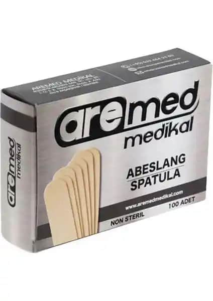Aremed Abeslang Dil Basacağı 100 Lü × 10 Kutu Ağda Spatulası Kalite ve Performansın Birleşimi