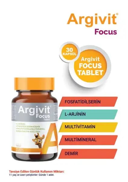 Argivit Focus: Sağlıklı Yaşam İçin Güçlü Vitamin ve Mineral Takviyesi Ürünü