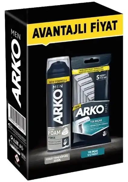 Arko Avantajlı Paket Traş Köpüğü ve Bıçakları ile Günlük Tıraş Deneyimini Kolaylaştırın