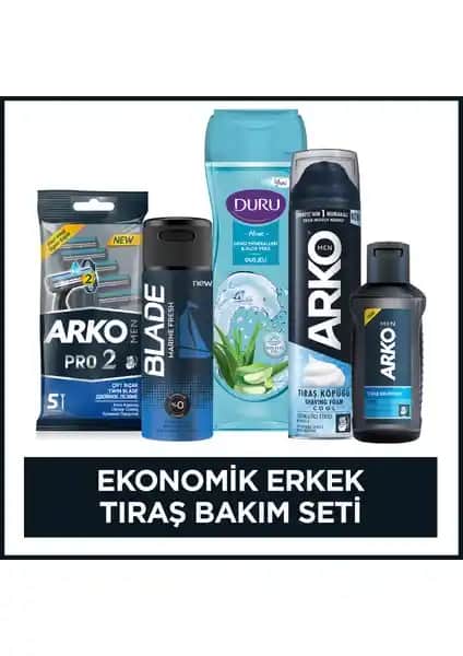 Arko Ekonomik Erkek Tıraş Bakım Seti: Günlük Bakım İçin Pratik ve Güvenilir Çözüm