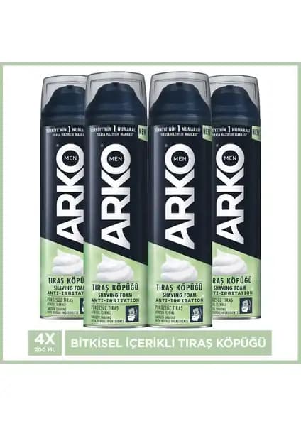 Arko Men Anti-Irritasyon Tahriş Karşıtı Erkek Tıraş Köpüğü Ürün Özellikleri ve Kullanıcı Yorumları
