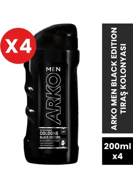 Arko Men Black Edition Tıraş Kolonyası: Erkekler İçin Ferahlatıcı ve Şık Kişisel Bakım Ürünü