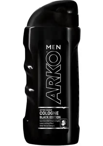 Arko Men Black Edition Traş Kolonyası 200 Ml Erkek Bakımında Modern ve Kalıcı Kokulu Tercih