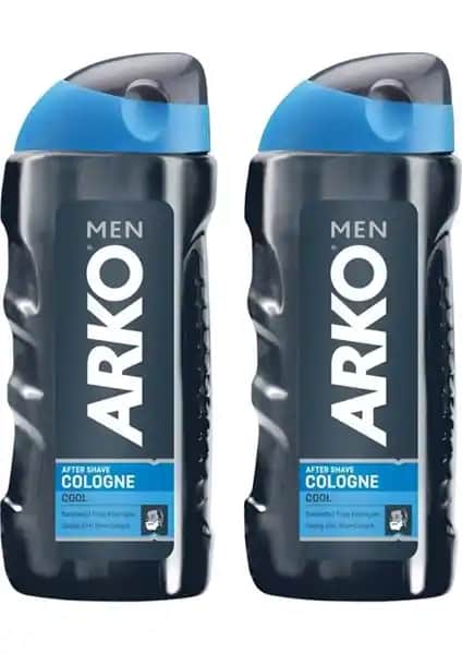 Arko Men Cool Erkeksi Tıraş Kolonyası 2'li Paket Ferahlatıcı ve Uzun Süre Kalıcı