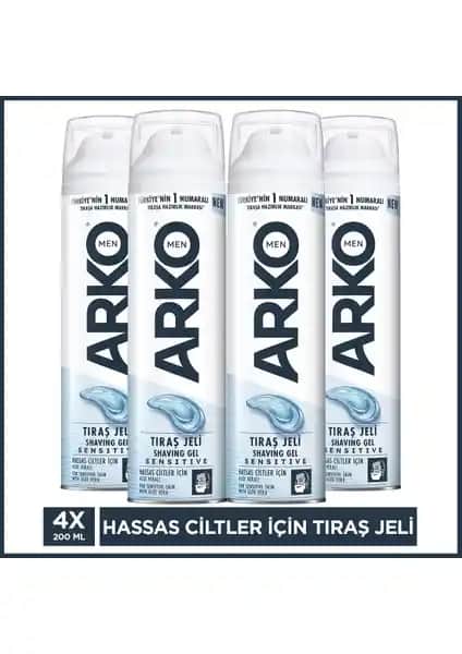Arko Men Sensitive Erkek Tıraş Jeli: Hassas Ciltler İçin Nazik ve Güvenilir Bakım Ürünü