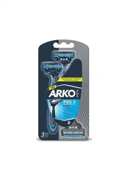 Arko Men T3 Pro 3 Bıçaklı Tıraş Bıçağı: Yüksek Performans ve Uygun Fiyatlı Konfor