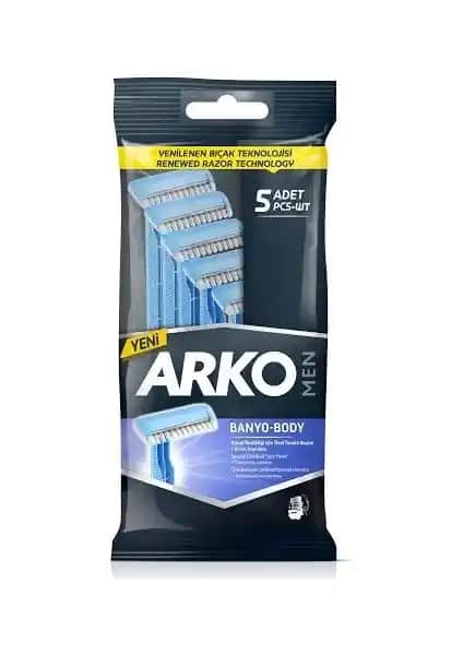 Arko Men Tıraş Bıçağı Banyo 5'li: Güvenli ve Etkili Erkek Tıraş Çözümü