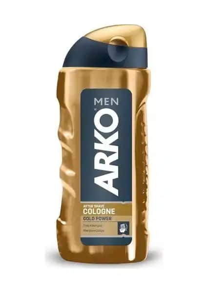 Arko Men Tıraş Kolonyası Gold Power 250ml Erkekler İçin Ferah ve Güçlü Koku