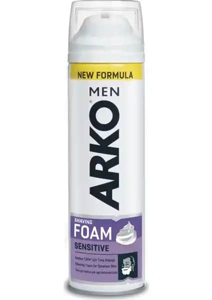 Arko Men Tıraş Köpüğü Hassas Ciltler İçin: Ferahlatıcı ve Tahrişi Önleyici Özellikler