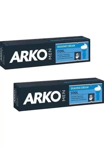 Arko Tıraş Kremi Cool 100g x 2 Seti Serinletici ve Rahatlatıcı Erkek Bakım Ürünü