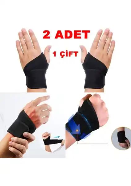 Arwex 2 Adet El Bilek Bandajı Spor ve Günlük Kullanım İçin Güçlü Destek