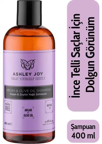 Ashley Joy Argan & Zeytinyağlı Şampuan ile Doğal ve Etkili Saç Bakımı Çözümleri