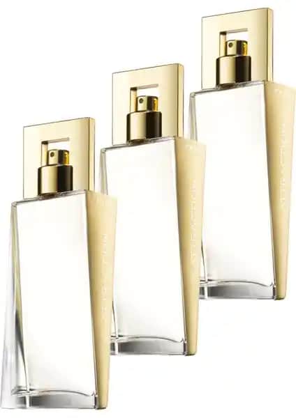 Avon Attraction Kadın Parfüm Edp 50 Ml Üçlü Set: Çekicilik ve Kendine Güven Simgeleyen Koku