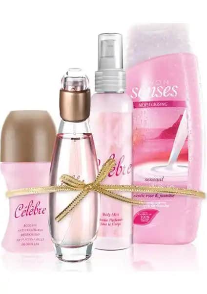 Avon Celebre Kadın Parfüm Seti: Günlük ve özel kullanımlar için şık ve kaliteli bakım koleksiyonu