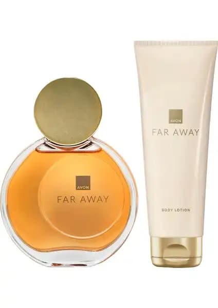 Avon Far Away Kadın Parfüm ve Vücut Losyonu Paketi: Şıklık ve Kalıcılık Sunan Günlük Kullanım Ürünü