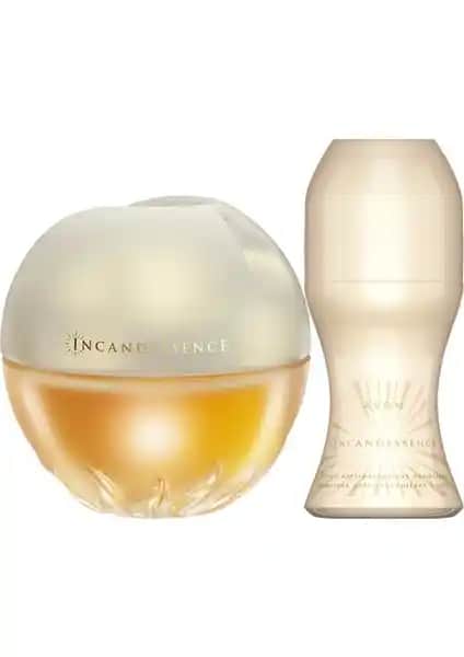 Avon Incandessence Kadın Parfüm ve Roll-On Seti: Uzun Süre Kalıcı ve Şık Tasarım