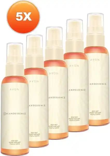 Avon Incandessence Kadın Vücut Spreyi Beşli Seti Doğa Dostu Ambalaj ve Kalıcı Kokular