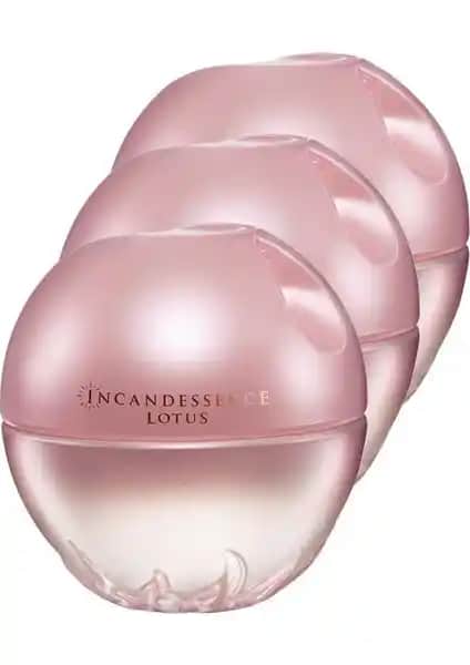 Avon Incandessence Lotus Kadın Parfüm Edp 50 Ml Üçlü Set: Çiçeksi ve Meyvemsi Kokularla Ferahlık